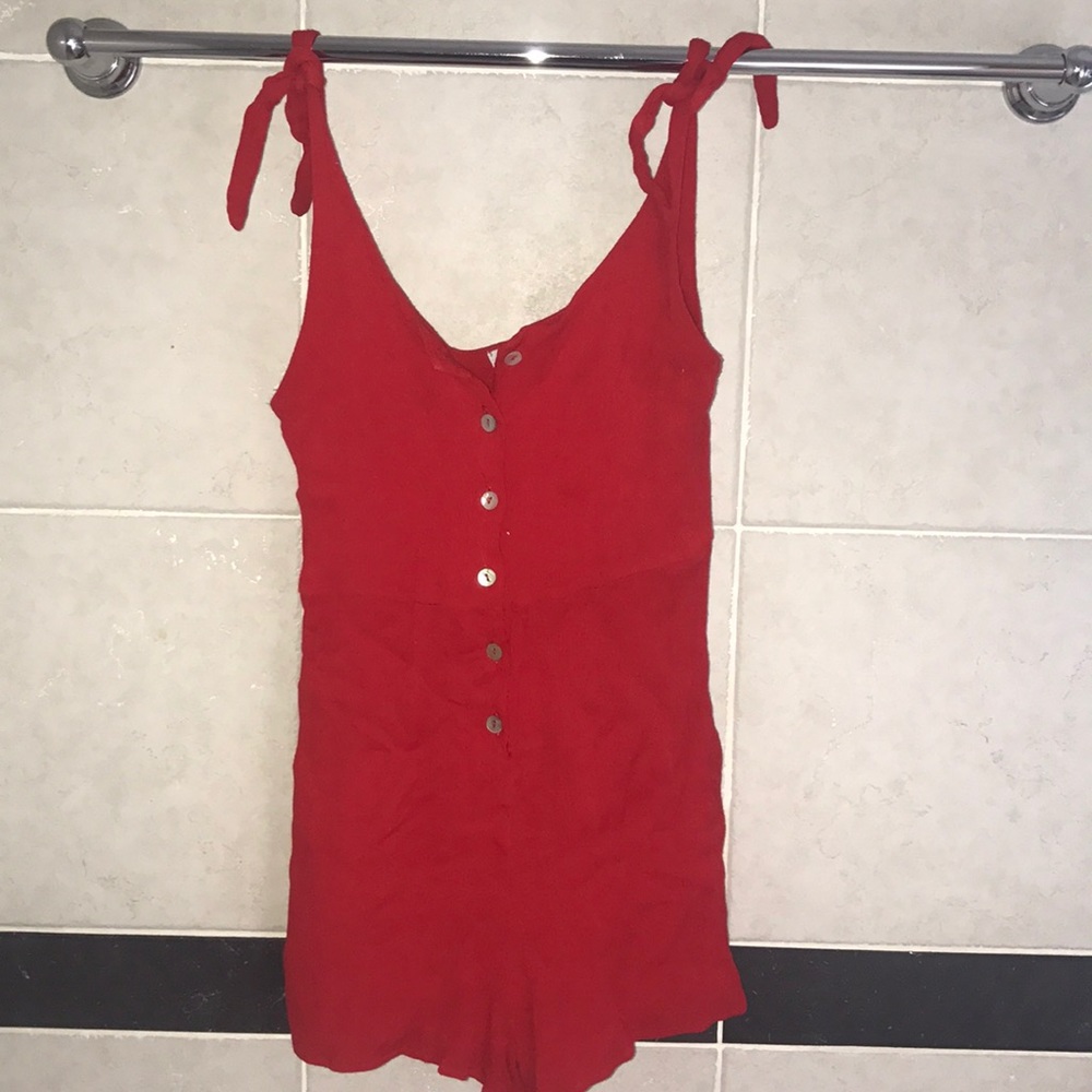 Red Kimchi Blue Romper!